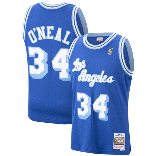 Shaquille O'Neal Los Angeles Lakers Mitchell & Ness Hardwood Classics Swingman Jersey - Royal