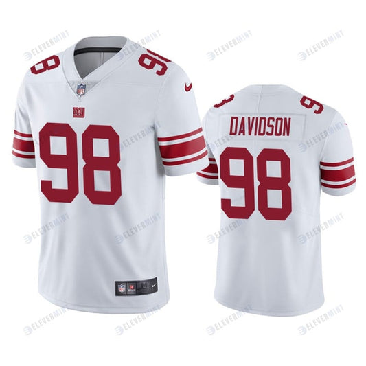 New York Giants D.J. Davidson 98 White Vapor Limited Jersey