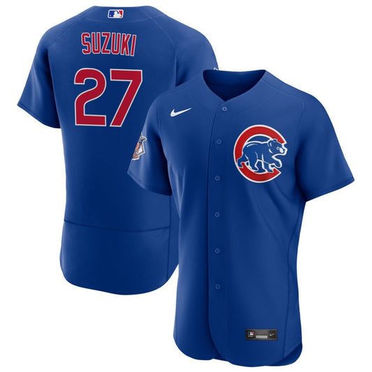 Seiya Suzuki Chicago Cubs Nike Alternate Authentic Jersey - Royal