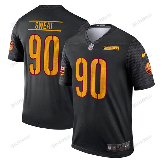 Montez Sweat 90 Washington Commanders Men Alternate Legend Jersey - Black