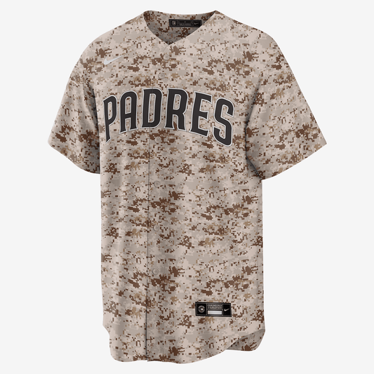 San Diego Padres USMC Men's Nike MLB Replica Jersey - Desert Camo