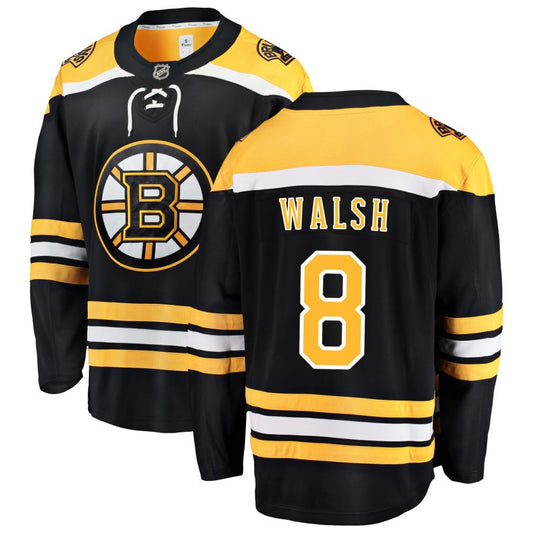 Reilly Walsh Boston Bruins Fanatics Branded Home Breakaway Jersey - Black