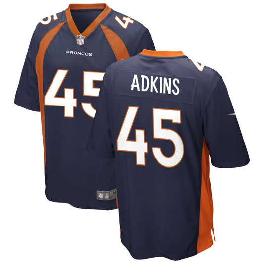 Nate Adkins Denver Broncos Nike Youth Game Jersey - Navy