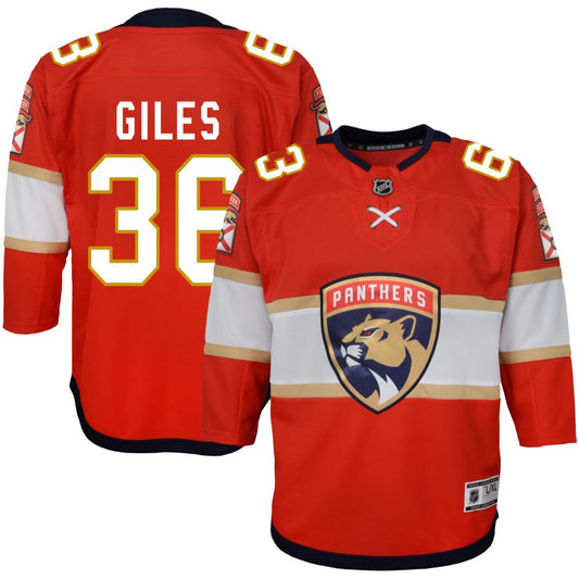 Patrick Giles Florida Panthers Youth Home Premier Jersey - Red