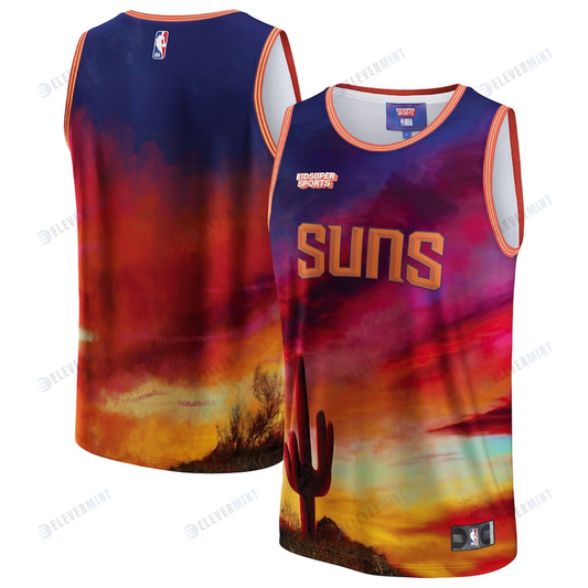 Phoenix Suns NBA & KidSuper Studios Unisex Hometown Jersey - Red