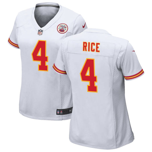 Rashee Rice Kansas City Chiefs Nike Women's Game Jersey - White