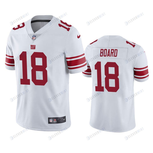 New York Giants C.J. Board 18 White Vapor Limited Jersey