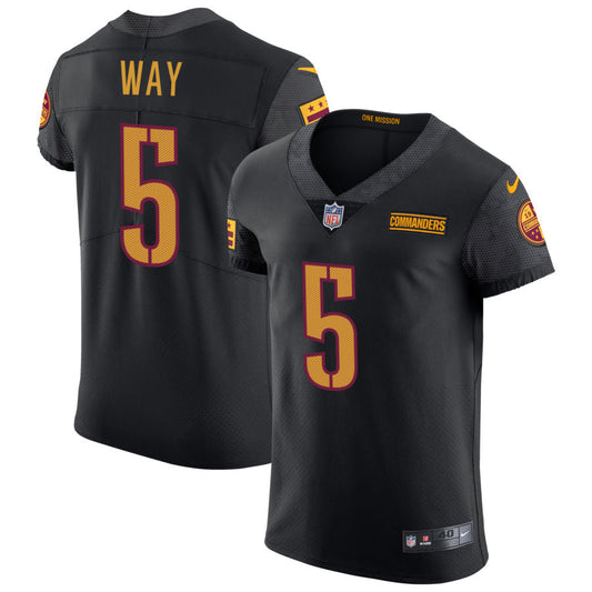 Tress Way Washington Commanders Nike Vapor Untouchable Elite Alternate Jersey - Black