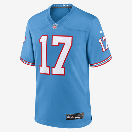 Ryan Tannehill Tennessee Titans Men's Nike NFL Game Football Jersey - Light Blue