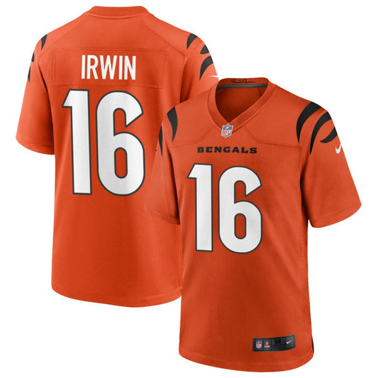 Trenton Irwin Cincinnati Bengals Nike Alternate Game Jersey - Orange