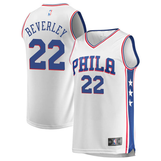 Patrick Beverley Philadelphia 76ers Fanatics Branded Youth Fast Break Replica Jersey White - Association Edition