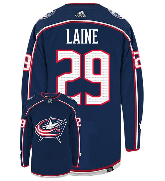 Patrik Laine Columbus Blue Jackets  Adidas Primegreen Authentic NHL Hockey Jersey