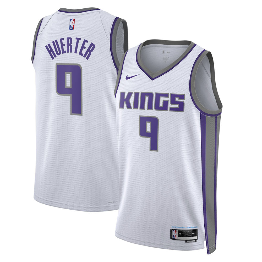 Youth Sacramento Kings Kevin Huerter Association Jersey - White