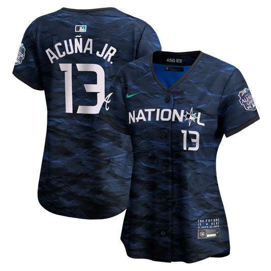 Ronald Acua Jr. National League Nike Women's 2023 MLB All-Star Game Limited Player Jersey - Royal