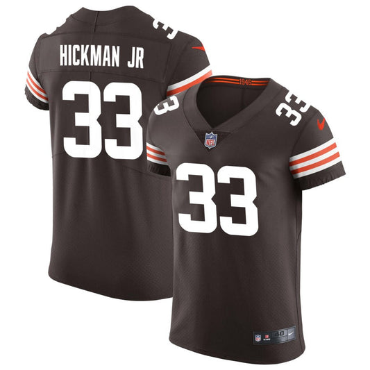 Ronnie Hickman Jr Cleveland Browns Nike Vapor Elite Jersey - Brown