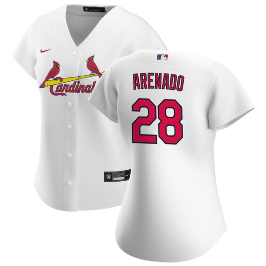 Nolan Arenado St. Louis Cardinals Nike Women's Home Replica Jersey - White