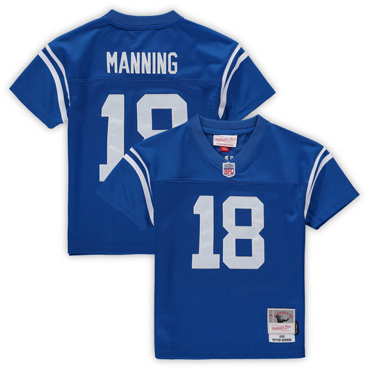 Peyton Manning Indianapolis Colts Mitchell & Ness Male Preschool Retired Legacy Jersey - Royal