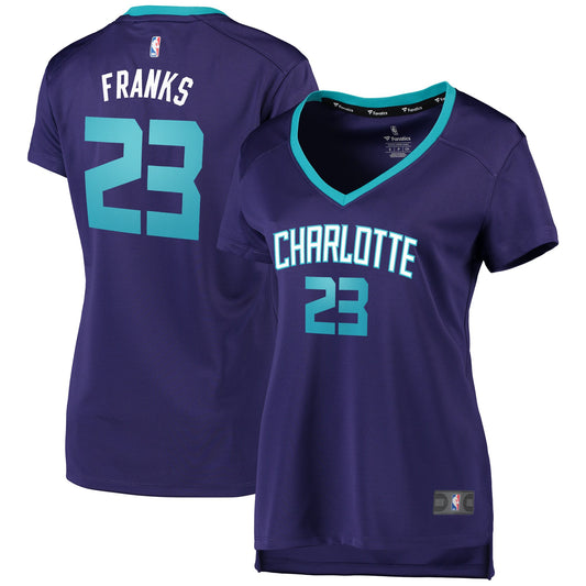 Robert Franks Charlotte Hornets Fanatics Branded Women's Fast Break Replica Jersey Purple - Statement Edition