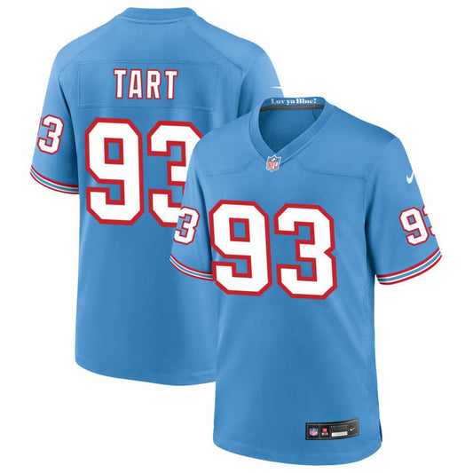 Teair Tart Tennessee Titans Nike Oilers Throwback Game Jersey - Light Blue