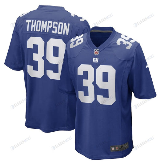 Trenton Thompson New York Giants Game Player Jersey - Royal