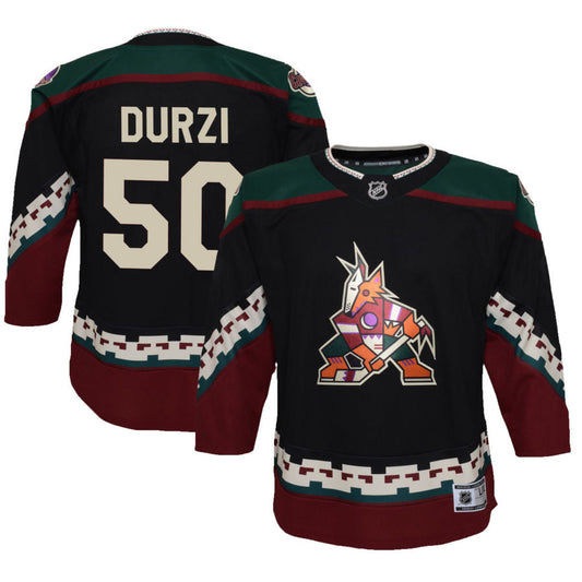 Sean Durzi Arizona Coyotes Youth 2021/22 Home Replica Jersey - Black