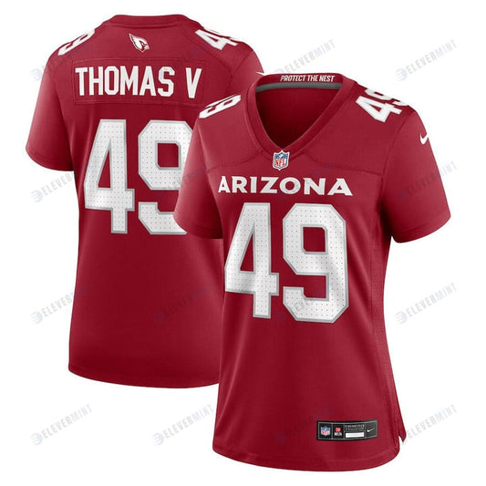 Starling Thomas V 49 Arizona Cardinals Women Team Game Jersey - Cardinal