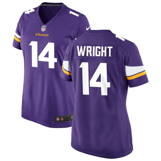 Ryan Wright Minnesota Vikings Nike Women's Game Jersey - Purple