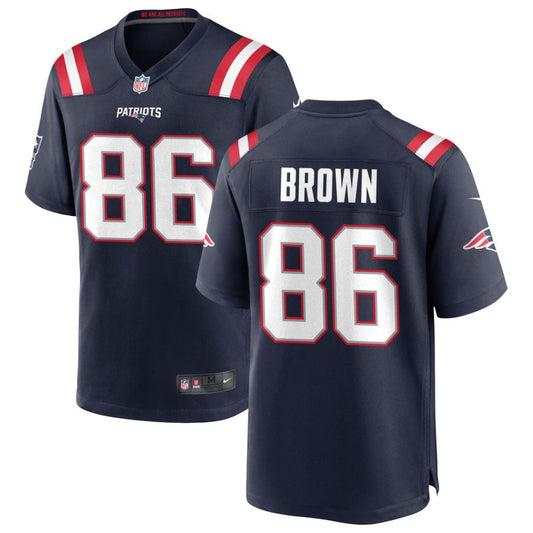 Pharaoh Brown Nike New England Patriots Game Jersey - Navy