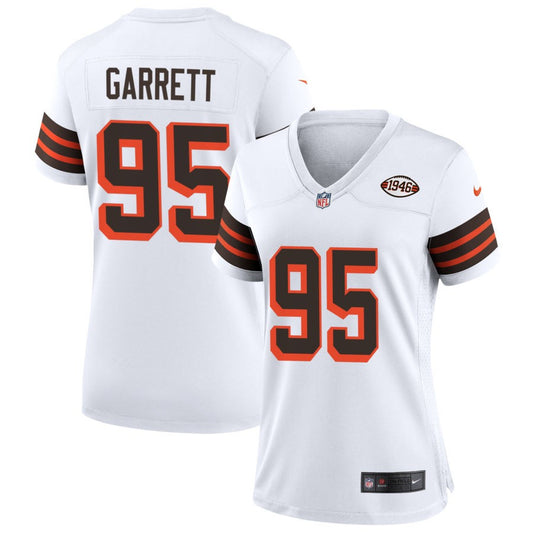 Myles Garrett Cleveland Browns Nike Women's 1946 Collection Alternate Jersey - White