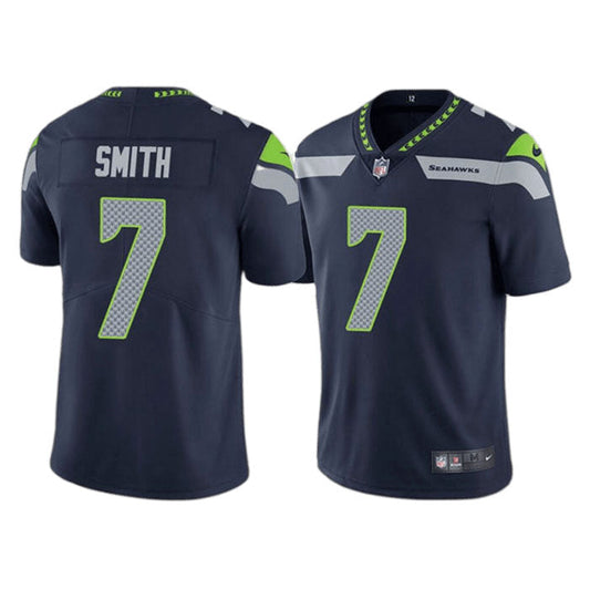 Youth Seattle Seahawks Geno Smith Vapor Jersey - Navy