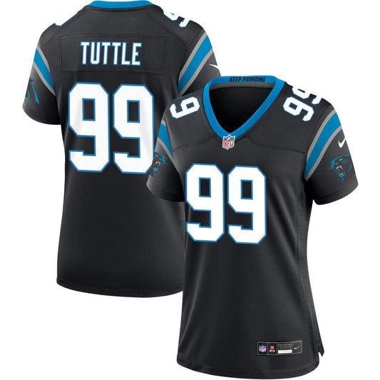 Shy Tuttle Carolina Panthers Nike Women's Game Jersey - Black