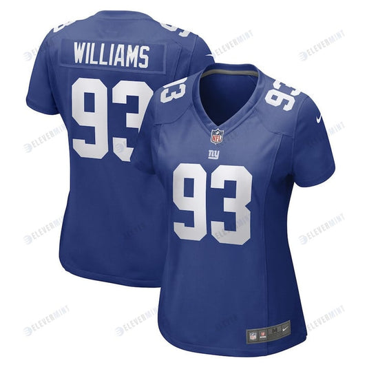 Nick Williams New York Giants Women's Game Player Jersey - Royal