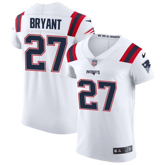 Myles Bryant New England Patriots Nike Vapor Elite Jersey - White