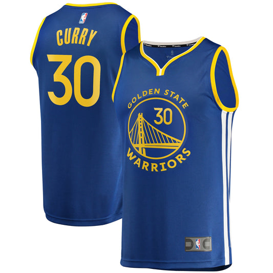 Stephen Curry Golden State Warriors Fanatics Branded Youth 2022/23 Fast Break Replica Player Jersey - Icon Edition - Royal