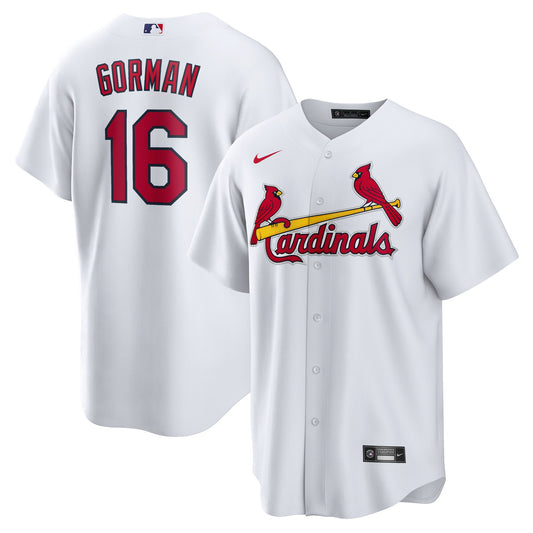 Nolan Gorman St. Louis Cardinals Nike Home Replica Jersey - White