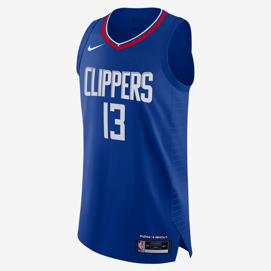 Paul George Clippers Icon Edition 2020 Nike NBA Authentic Jersey - Rush Blue