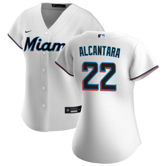 Sandy Alcantara Miami Marlins Nike Women's Home Replica Jersey - White