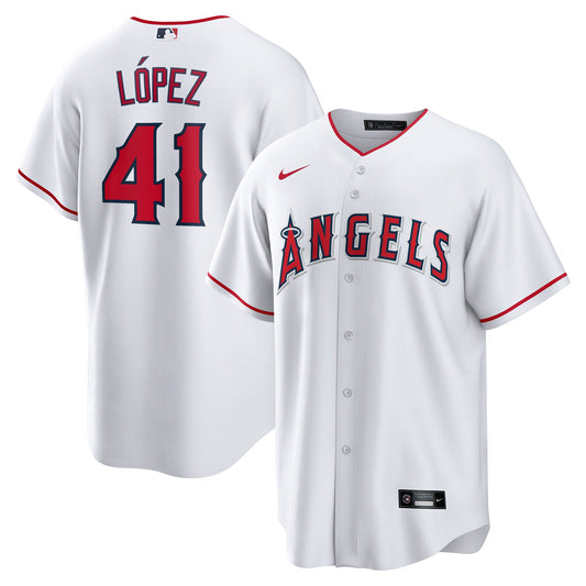 Reynaldo Lopez Los Angeles Angels Nike Home Replica Player Jersey - White