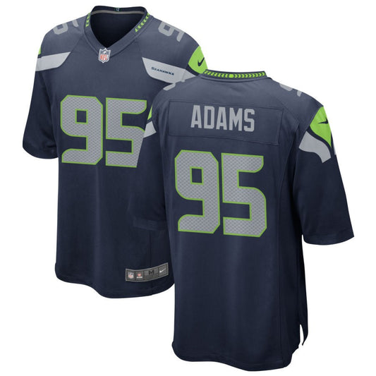 Myles Adams Seattle Seahawks Nike Game Jersey - College Navy