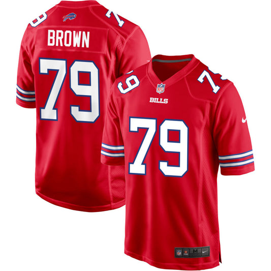 Spencer Brown Buffalo Bills Nike Alternate Game Jersey - Red