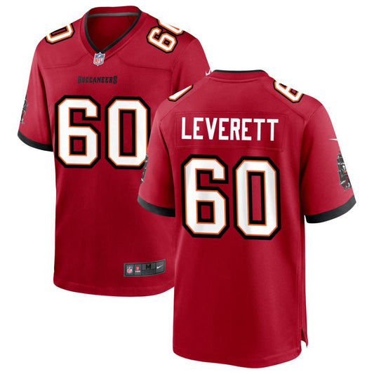 Nick Leverett Nike Tampa Bay Buccaneers Game Jersey - Red