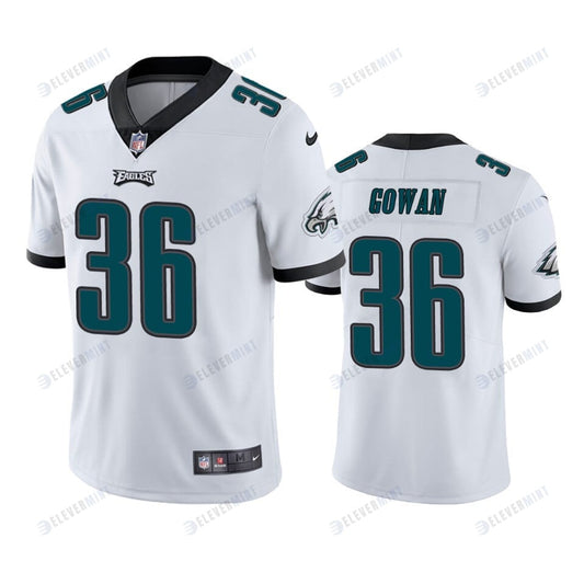 Tay Gowan 36 Philadelphia Eagles White Vapor Limited Jersey