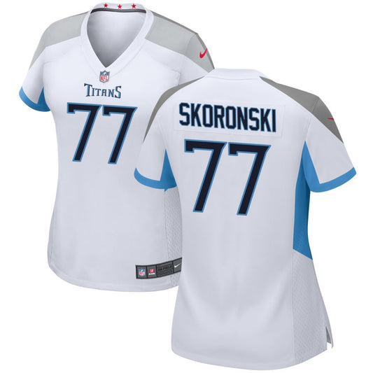 Peter Skoronski Tennessee Titans Nike Women's Game Jersey - White