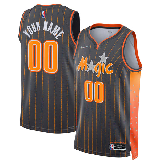 Orlando Magic Nike 2021/22 Swingman Custom Jersey - City Edition - Anthracite