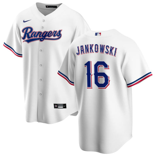 Travis Jankowski Texas Rangers Nike Home Replica Jersey - White