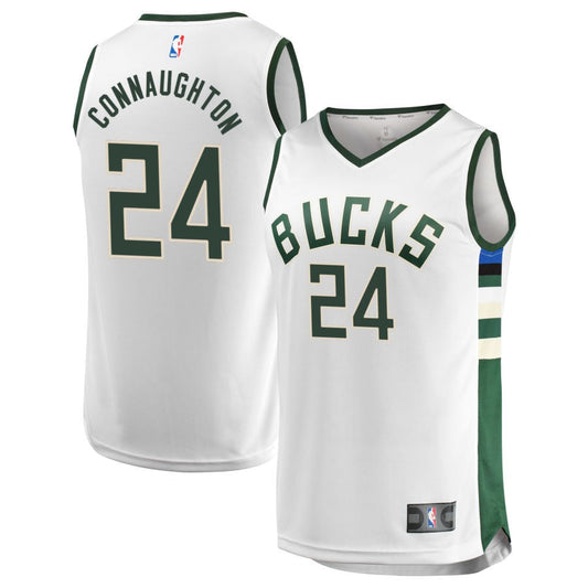 Pat Connaughton  Milwaukee Bucks Fanatics Branded Youth Fast Break Replica Jersey - Association Edition - White