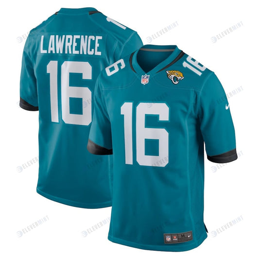 Trevor Lawrence 16 Jacksonville Jaguars Men's Game Jersey - Teal