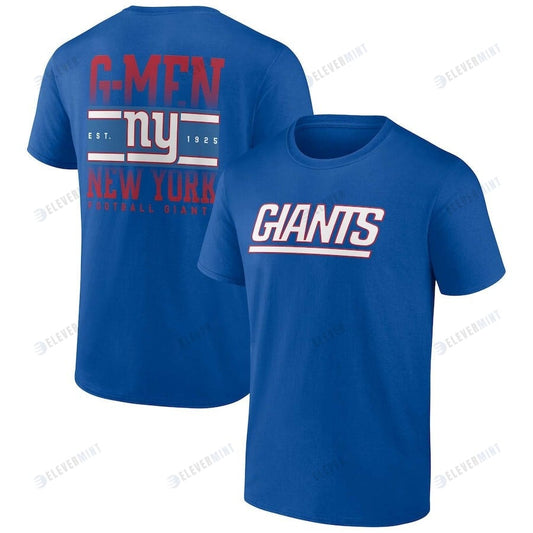 New York Giants Home Field Advantage T-Shirt - Royal