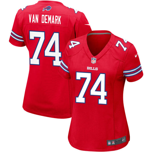 Ryan Van Demark Buffalo Bills Nike Women's Alternate Game Jersey - Red