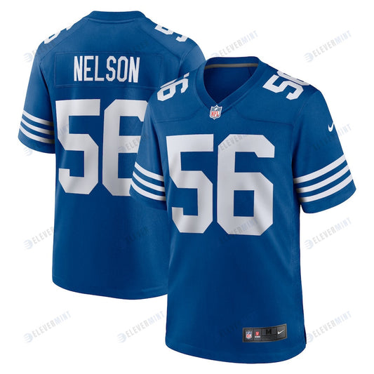 Quenton Nelson 56 Indianapolis Colts Men Alternate Team Game Jersey - Royal